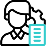 Icône représentant un document avec une liste, illustrant les conseils pratiques pour réussir son bilan de compétences et son projet professionnel.